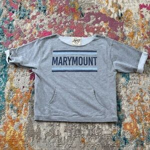 Marymount College New York Women's Legacy Retro Style Gray Pullover Sweatshirt